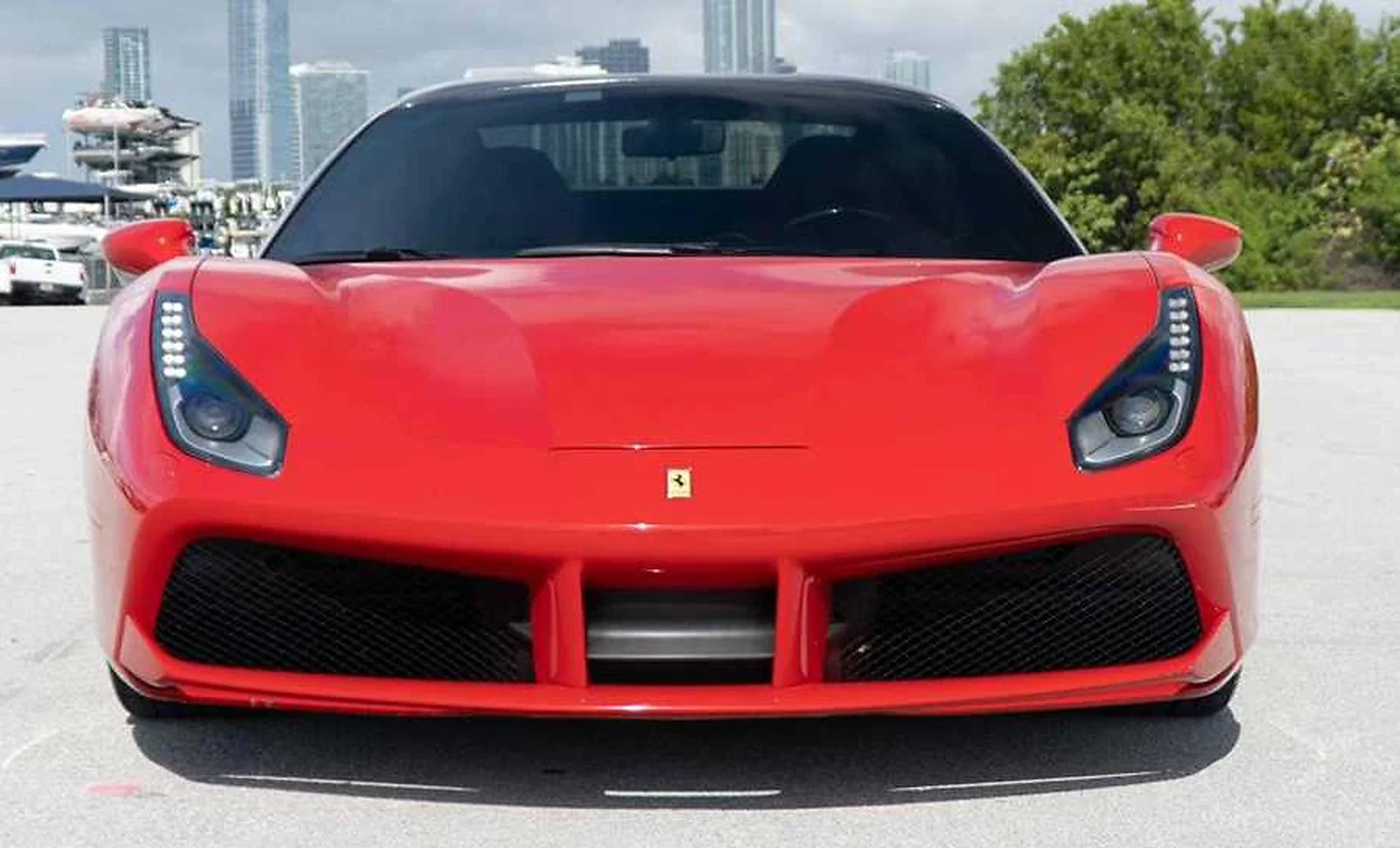 Ferrari 488 GTB detail relevant to multi-car exotic rental coordination on ALLCARS