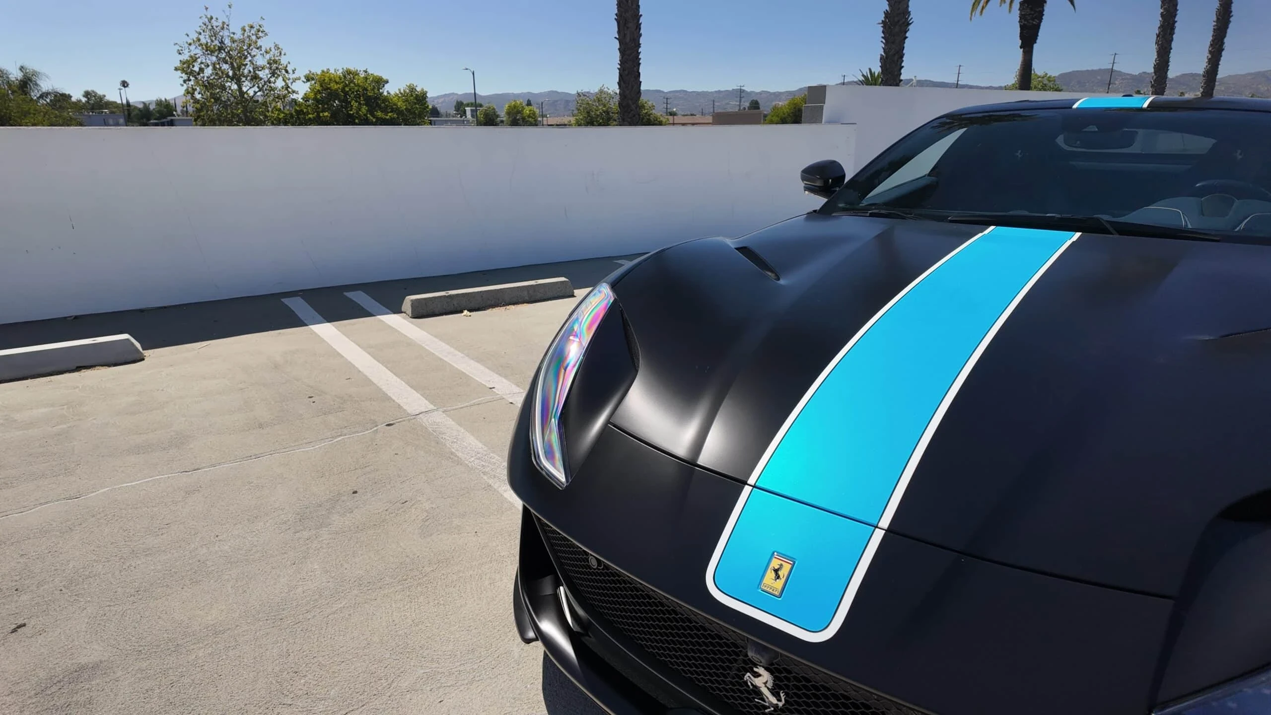 Ferrari 812 Superfast detail relevant to v12 exotic car rentals on ALLCARS
