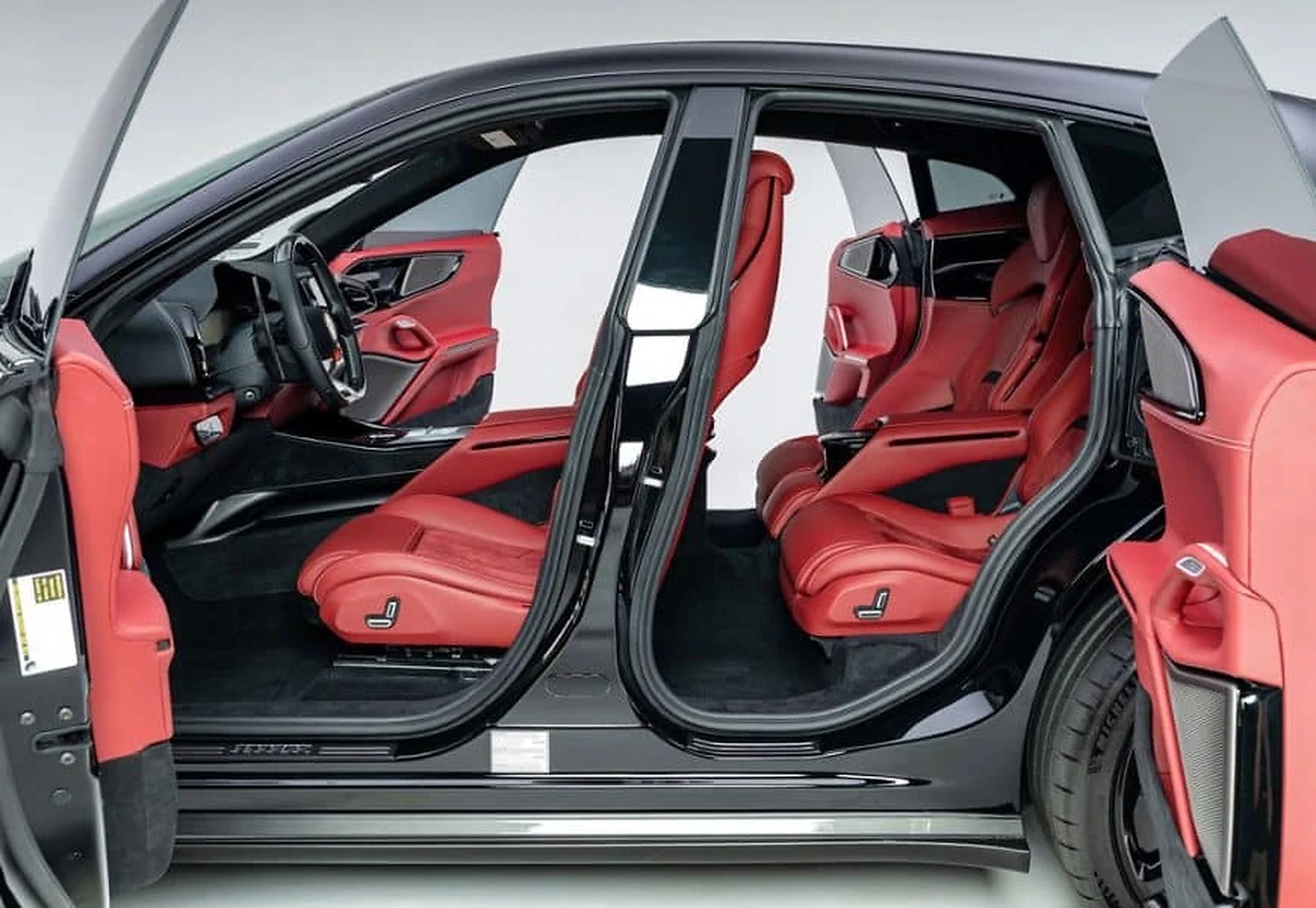Ferrari Purosangue detail relevant to exotic car rentals with luggage planning on ALLCARS