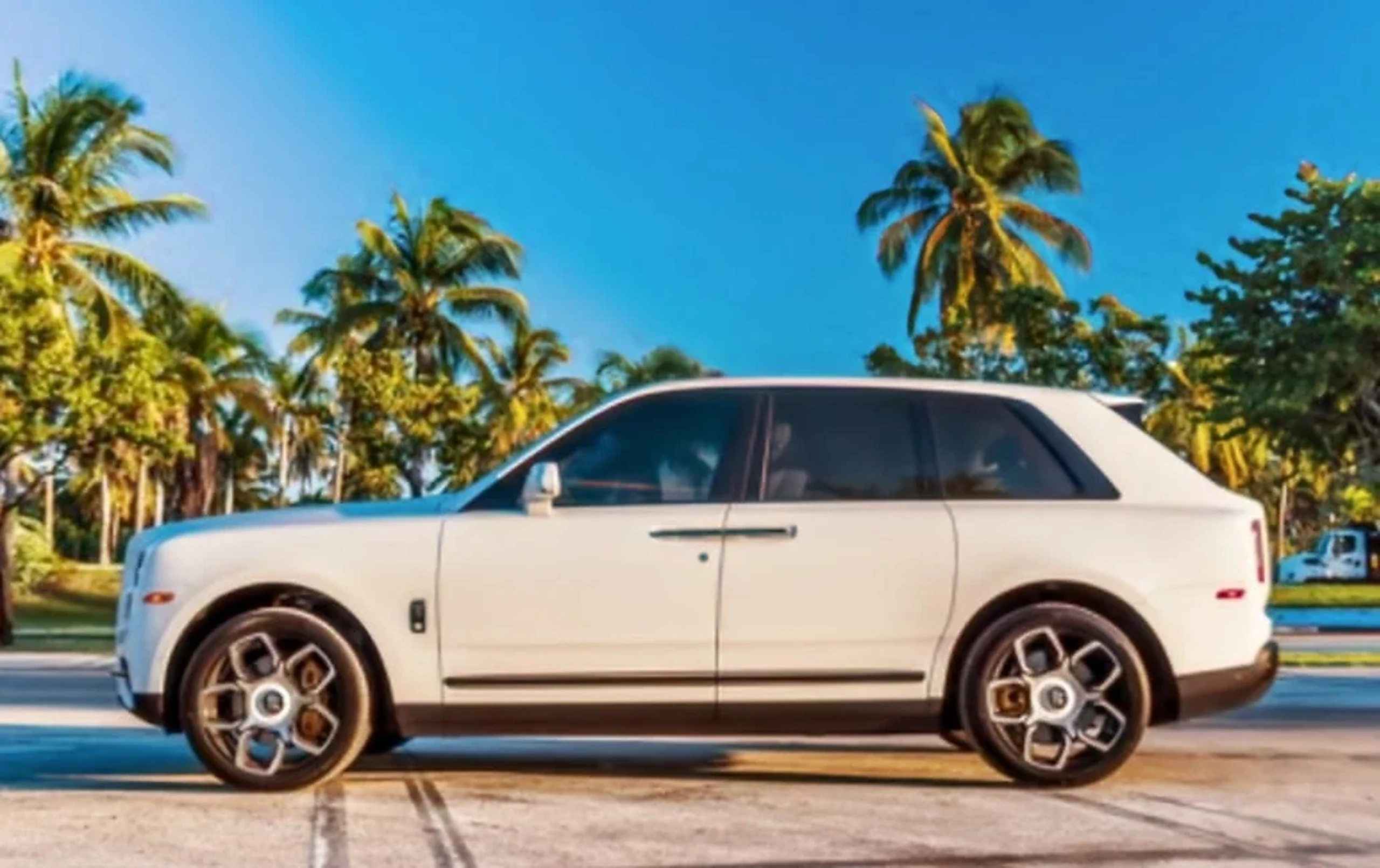 Rolls-Royce Cullinan Black Badge detail relevant to miami event-venue car delivery on ALLCARS